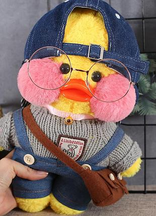 Оригинальная уточка лалафанфан cafe mimi (lalafanfan), утка мягкая игрушка (l_10500)