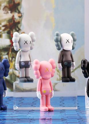 Набор из 5 фигурок кавс (kaws) игровые статуэтки для детей - 8 см высота (l_10629)