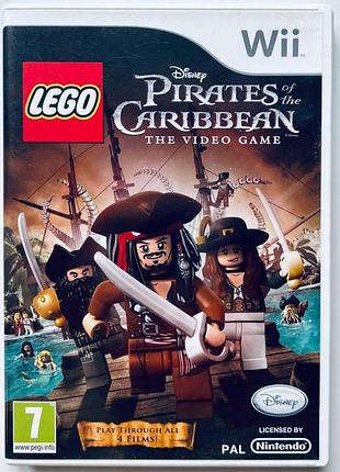 Lego pirates of the caribbean the video game, б/в, англійська версія - диск nintendo wii