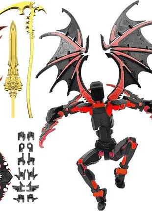 Игрушка робот illidan red dummy сборная экшн-фигурка конструктор для детей (l_15385)