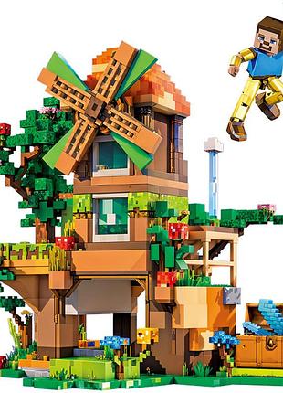 Іграшка конструктор млин майнкрафт (minecraft) 269 деталей для дітей (l_15652)