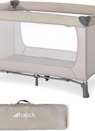 Hauck 604144 дитяче туристичне ліжечко бежеве 125 x 65 x 76 см