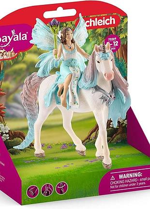 Schleich bayala ейла з єдинорогом 70569 принцеса з скіпетром і магнітний єдиноріг магічний подарунок набір 3 елементів