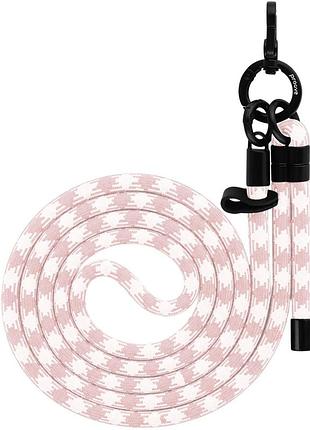Proove twist check cross-body strap white/pink