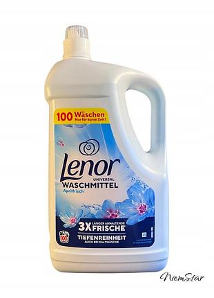 Lenor універсальний пральний засіб "апрілфріш" гель для прання 100 прань (новий) універсальний 100п/5л з