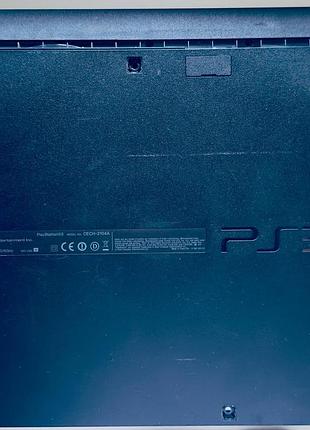 Нижня частина корпусу sony playstation 3 slim cech-2104a, чорна, б/в