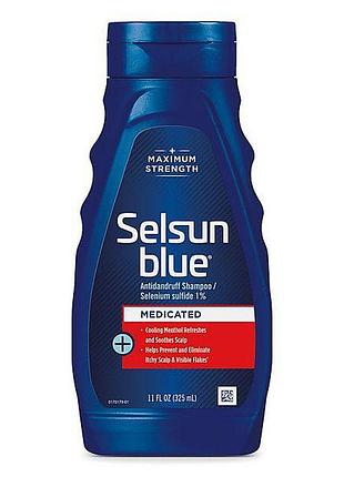 Шампунь selsun blue протидіючий лупі з ментолом 325 мл