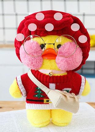 Оригинальная уточка лалафанфан cafe mimi (lalafanfan), утка мягкая игрушка (l_10236)