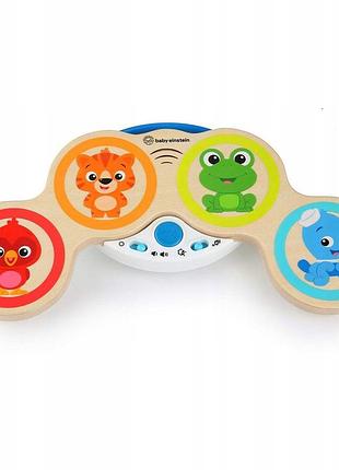 Барабанчик-іграшка baby einstein дерев'яна перкусія сенсорні барабанчики 54741