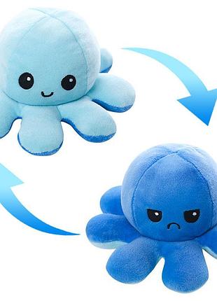Игрушка «синий - голубой» осьминожка перевертыш, 20 см для детей (l_9675)