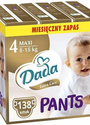 Підгузки-трусики dada extra care розмір 4 138 шт.