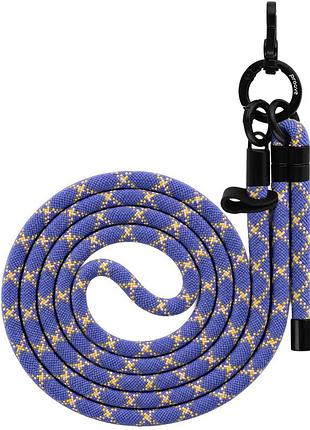 Proove twist check cross-body strap blue/yellow
