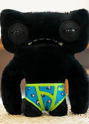 Игрушка fuggler (фуглер) 22 см wide eyed weirdo black мягкая игрушка для детей (l_14748)