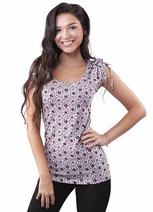 Женская туника летняя с принтом 2xl