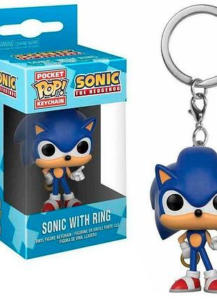 Іграшка брелок сонік funko pop фанко поп з sonic the hedgehog для дітей (l_13749)