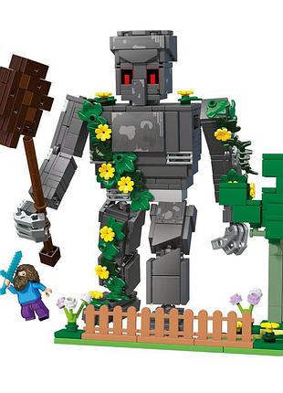 Игрушка конструктор лесной робот майнкрафт (minecraft) 548 деталей для детей (l_15651)