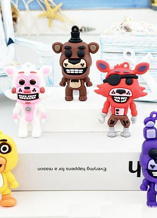 Игрушка фигурки аниматроники фнаф (пять ночей с фредди) - 5 героев для детей (l_13966)
