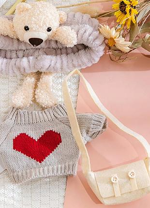 Набор одежды mimi (3 в 1) для уточки лалафанфан для детей (l_11151)