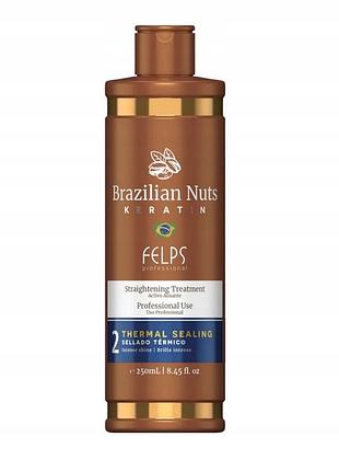 Шампунь felps brazilian nuts keratin thermal sealing 250ml