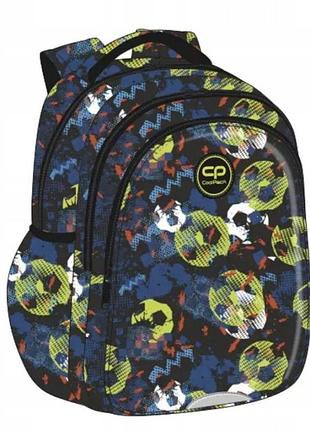 Рюкзак coolpack jerry шкільний молодіжний трикамерний 3 football blue