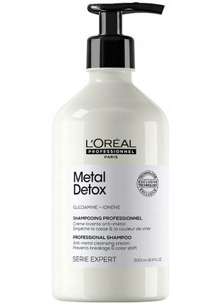 Шампунь loreal metal detox для пошкодженого фарбованого волосся 500 мл