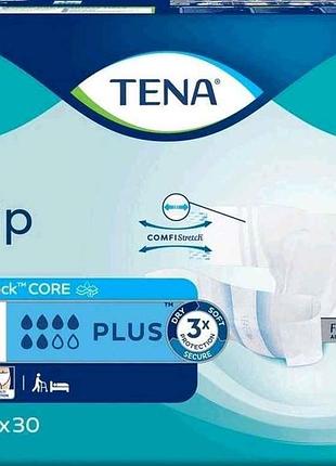 Подгузники-трусики для взрослых slip plus large l 30шт тм tena