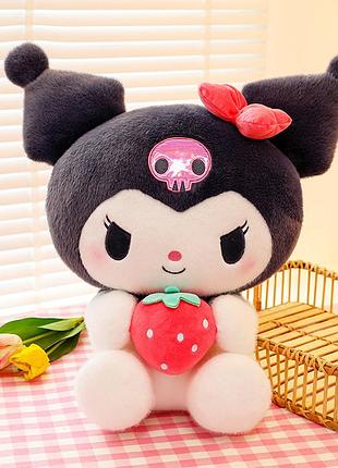 Игрушка кукла куроми с клубникой мягкая игрушка 25 см для детей (l_12879)