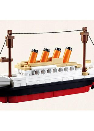 Игрушка титаник конструктор 194 детали (длина 16 см) для детей (l_12812)