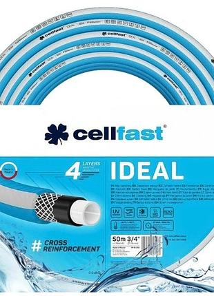 Садовий шланг 3/4" 50м міцний cellfast 4-шаровий еластичний стійкий ідеал