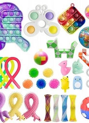 Набір антистресових іграшок fidget toys simple