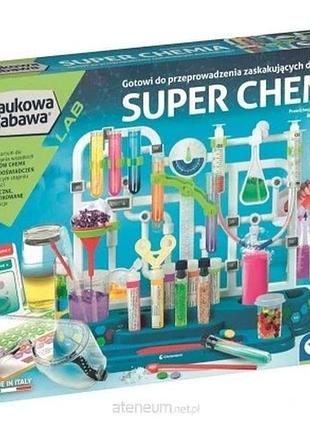 Набір clementoni 50805 "наукова гра: супер хімія"