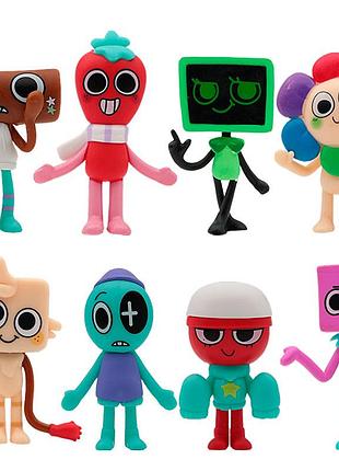 Игрушка в мире дэнди игровые фигурки денди ворлд- 8 героев для детей (l_13578)