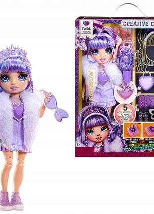Лялька rainbow high crystal fashion doll violet 121404 фіолетова