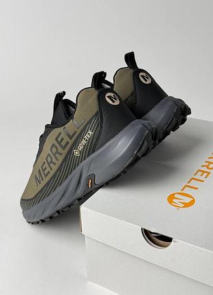 Merrell agility peak 5 gtx khaki grey black 2