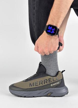 Merrell agility peak 5 gtx khaki grey black 4