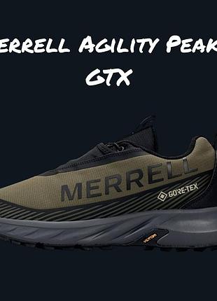 Merrell agility peak 5 gtx khaki grey black 5