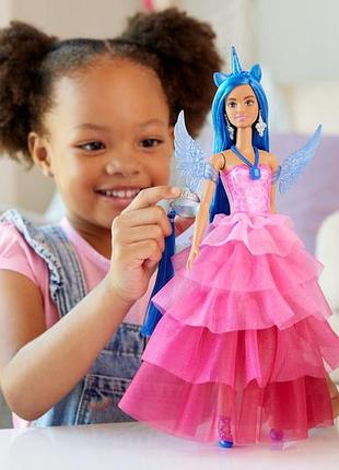 Barbie лялька сапфір + фігурка крилатий одноріг аксесуари 65 річниця