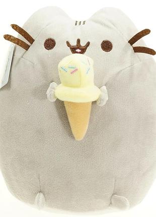 Іграшка пушин кет pusheen cat з морозивом м'яка іграшка для дітей (l_12598)
