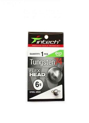 Груз чебурашка разборная 9г 1шт/уп tungsten 74 steel gray тм intech