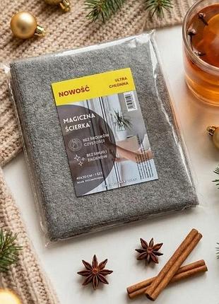 Набір з 2 штук ганчірки magiczne безсмугові для вікон і дзеркал 5 шт 40x30 см