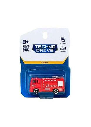 Машинка модель мини ассорти городская служба 250421cg тм technodrive