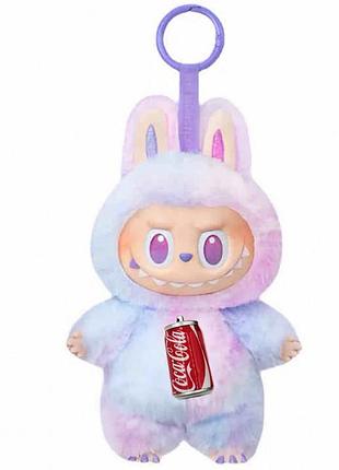 Іграшка лабу кока кола райдужна м'яка іграшка брелок monsters pop mart big model coca-cola colab для дітей (l_14735)