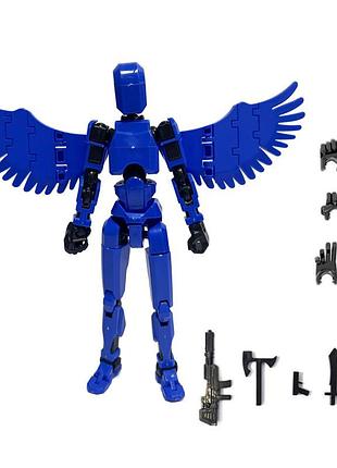 Игрушка dummy робот titan 13 blue angel подвижная модель для детей (l_15487)