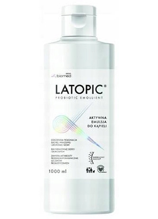 Емульсія для ванни latopic probiotic активна 1000 мл велика