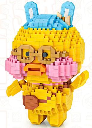 Игрушка конструктор уточка лалафанфан, 840 деталей для детей (l_10730)