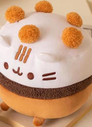 Іграшка пушин кет pusheen cat — подушка м'яка іграшка 18 см для дітей (l_15824)