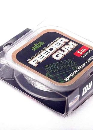 Фидерный амортизатор feeder gum d=0.6мм, 5м, тм fishing roi