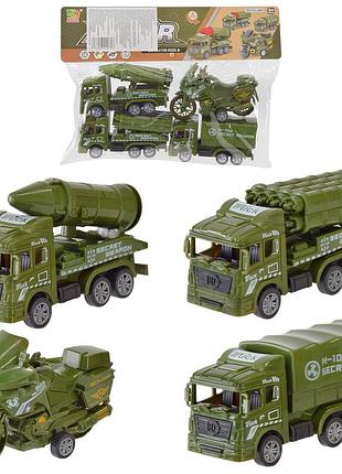 Военная техника bq600 4 детский набор военных машин 4 вида игрушечная техника для активной игры