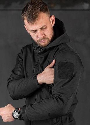 Демісезонна тактична куртка soft shell silver knight windstoper black ор1232 2
