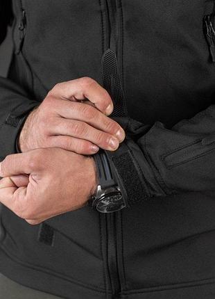 Демісезонна тактична куртка soft shell silver knight windstoper black ор1232 4